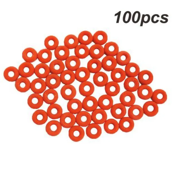 꼬리 제거 돼지와 양 거세 펜치 및 100 미립자 고무 링 거세 장치, 100pcs rings_1, M_1
