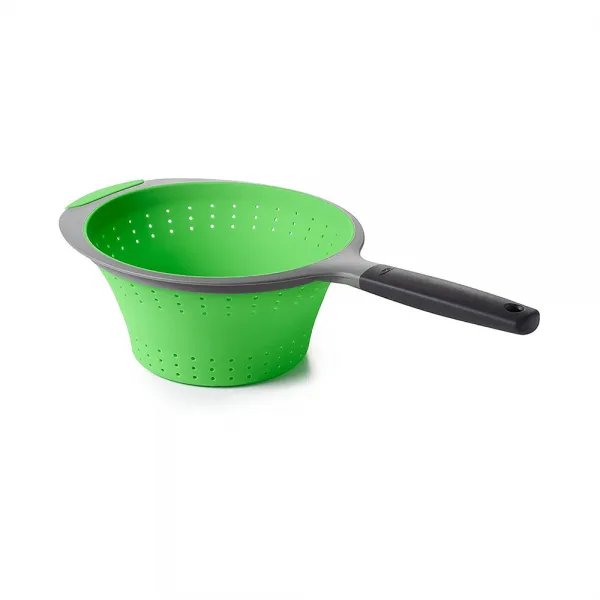 OXO Good Grips Silicone Collapsible Strainer 옥소 접이식 실리콘 채반, 그린