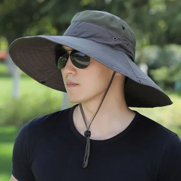 중년망울 모자남티티 모자추절계외태양후챙이 챙투리 낚시꾼 모자외산모자 중고기무중기무초록 조절할(5414)