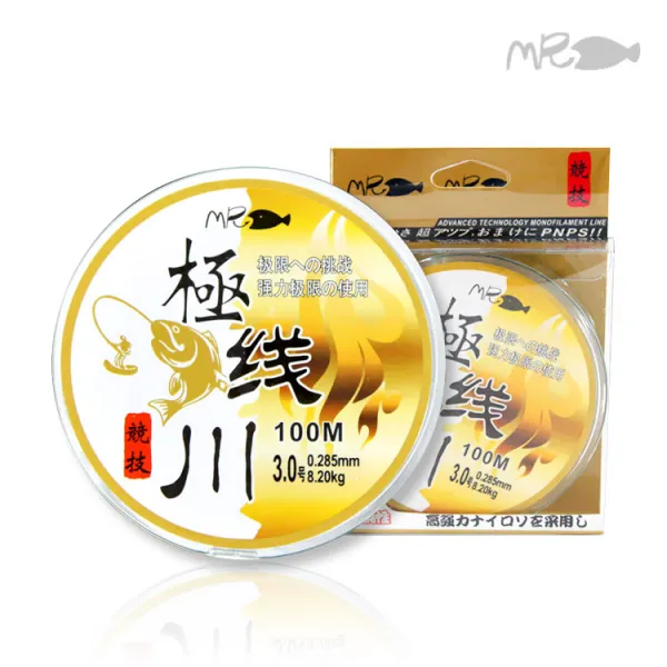 극선천 가성비 바다 민물 낚시줄 일본원사 나일론줄, 극선천 나일론줄 100M