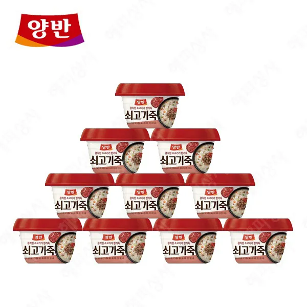 [동원] 양반죽 쇠고기죽 285g, 10개