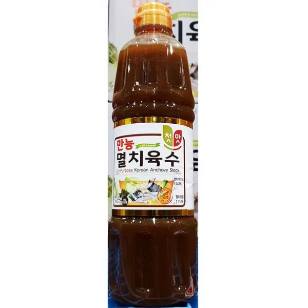 업소용 식자재 재료 청우 멸치육수 진국 900ml X6 식당용소스 닭다리살 새우튀김 대파, 1개