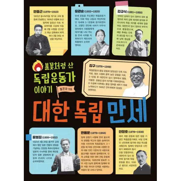 대한독립만세 : 불꽃처럼 산 독립운동가 이야기, 노란돼지