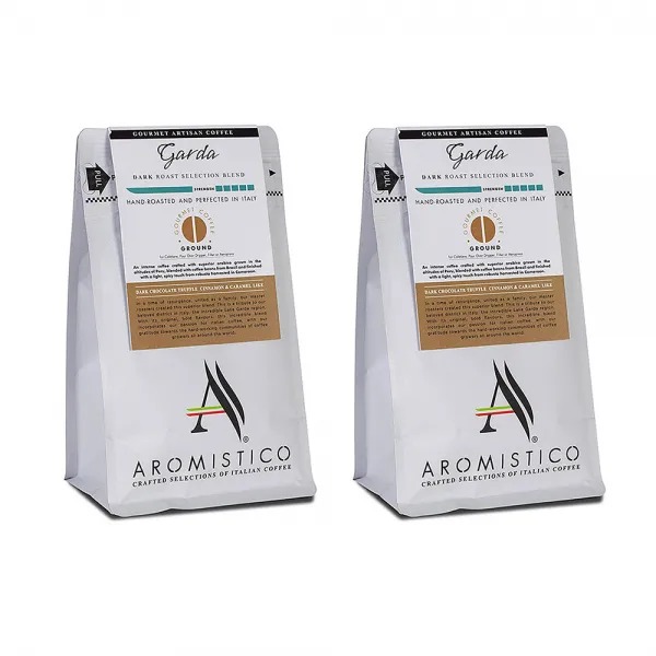 아로미스티코 가르다 다크 로스트 그라운드 200g 2팩 AROMISTICO GARDA Dark Roast Ground