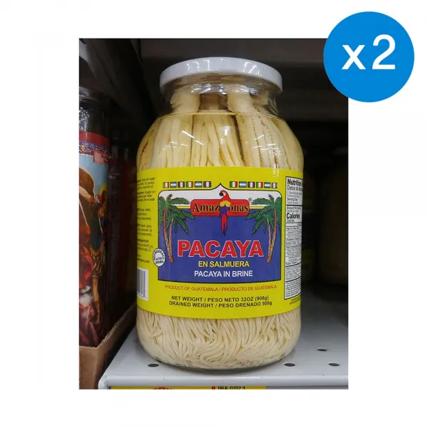 Amazonas 아마조나스 파카야 소금물 908g 2팩 Pacaya in Brine