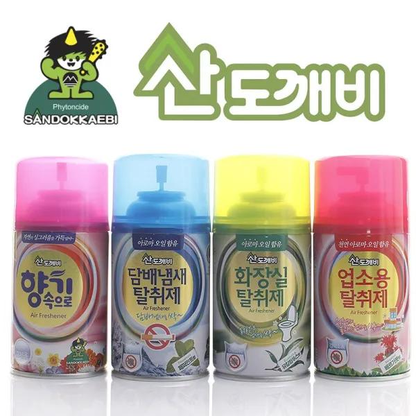 산도깨비 방향캔300ml/리필향캔/26종 택일/위해 우려 제품안전확인, 산도깨비 리필 향캔, 포도[1개]