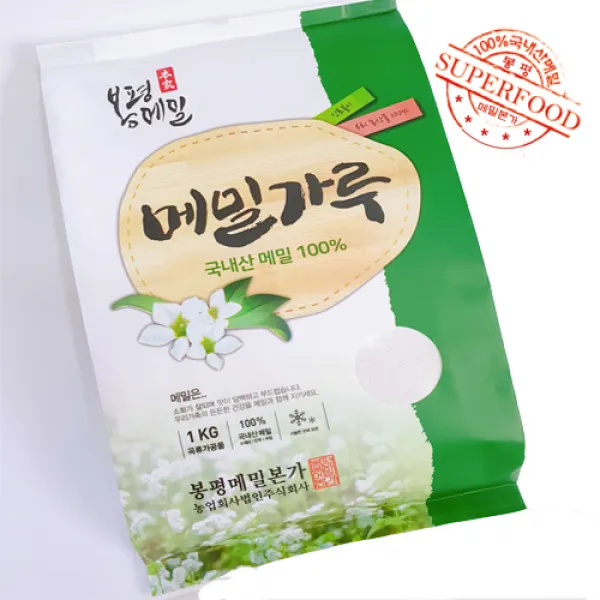 슈퍼푸드 국내산 순메밀100% 봉평 메밀가루 kg 1개, 1개, 1kg