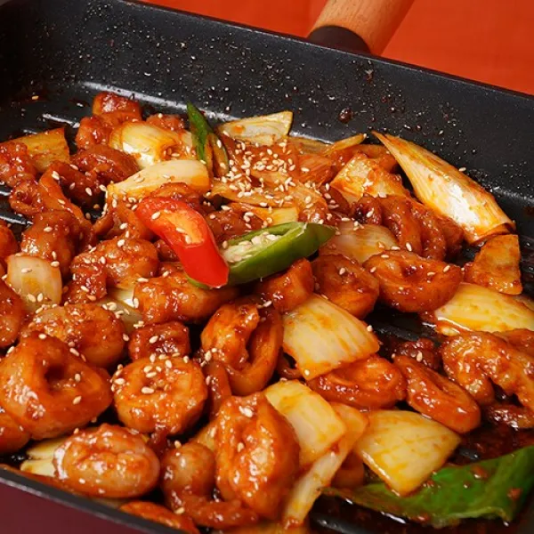 [오분요리] 숯불 양념 돼지 막창 200g 볶음 냉동