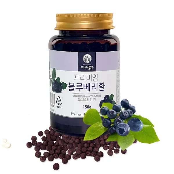 마음바른농부 국산 블루베리 환, 150g, 1개
