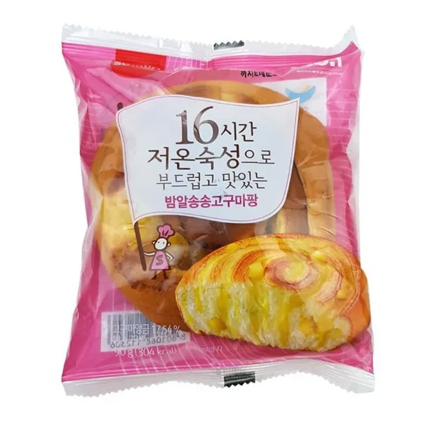 DA 2306 삼립 밤알송송 고구마팡 90g 저온숙성, 1