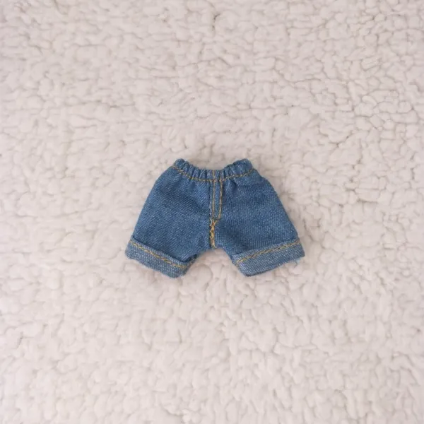 관절인형 케이스포장 DDF미결돼지 ob11소체 부속품 12인형 개조 GSC진흙 옷, C01-14cm, T17-라이트블루 반바지