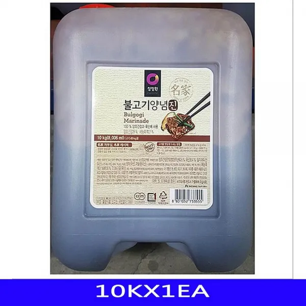린다씨컴퍼니 불고기 양념 업소 식당용 소스 청정원 10KX1EA 갈비양념, 1