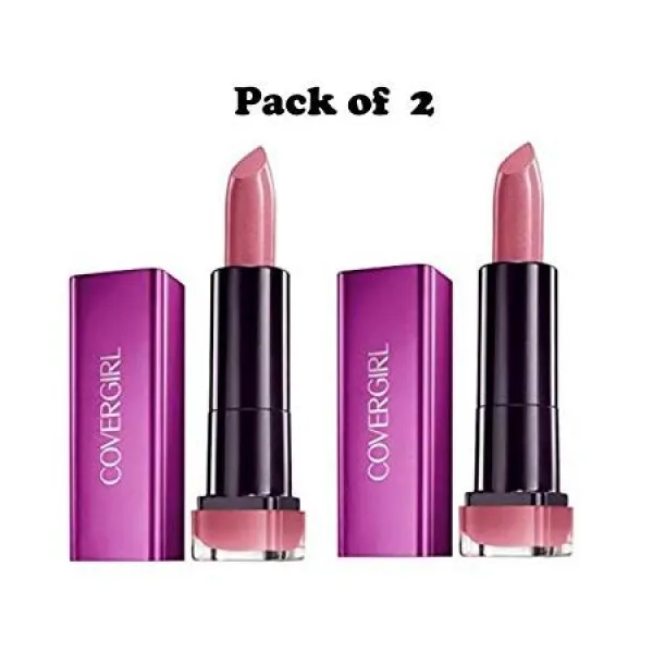 팩 2 커버 걸 Colorlicious의 립스틱 매혹적 로즈 (410) 999999194093, One Size, One Color