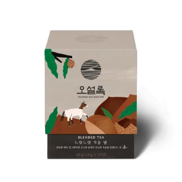 오설록 느랏느랏 가을 밤 10입 본사직영 E 옵션선택 1.8g