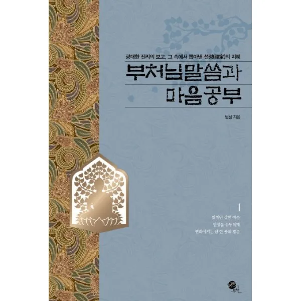 부처님 말씀과 마음공부:광대한 진리의 보고, 그 속에서 뽑아낸 선정의 지혜, 무한