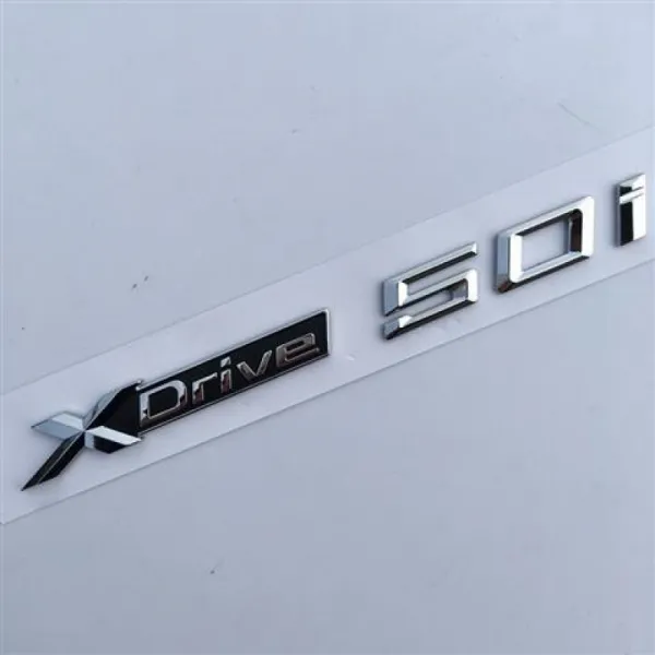 신품 bmw 배기량 표시개장 xdrive35i 문자 블레이드 플레이트 새 x5x6 차량 표시 20i 28i 사이드 마커, xdrive50i싱글