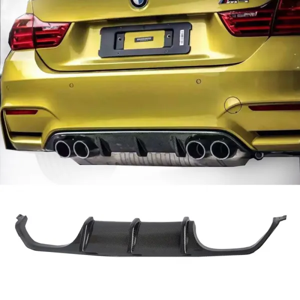 BMW M3M4 개장 포위 후에 입술을 핥다 F80F82F83 MP 타입 뒤 난기류 앞입술 사이드스커트 미니백 둘레, MP 앞입술 함 포각