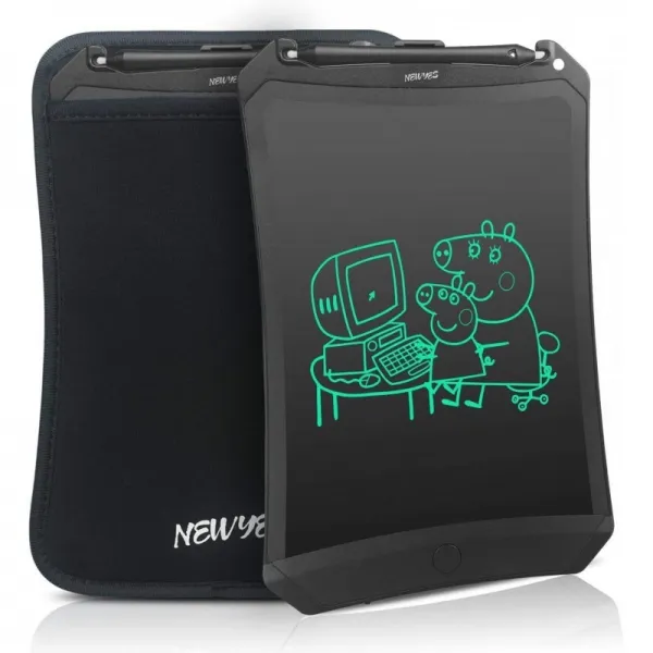 뉴예스 태블릿 은 잠금 버튼 블랙 후세 와 M©모 매그젠 © 낙서의 Lcd 로봇 패드 노트를 작성 단일상품