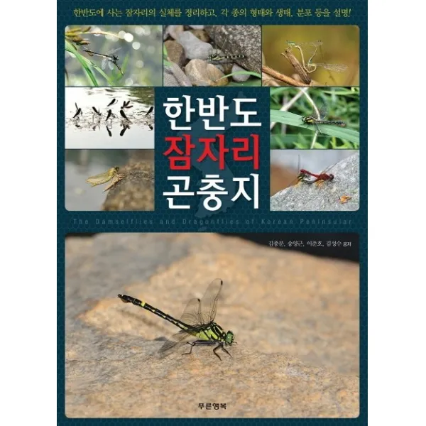 한반도 잠자리 곤충지:한반도에 사는 잠자리의 실체 정리 각 종의 형태와 생태 분포 등을 설명, 푸른행복