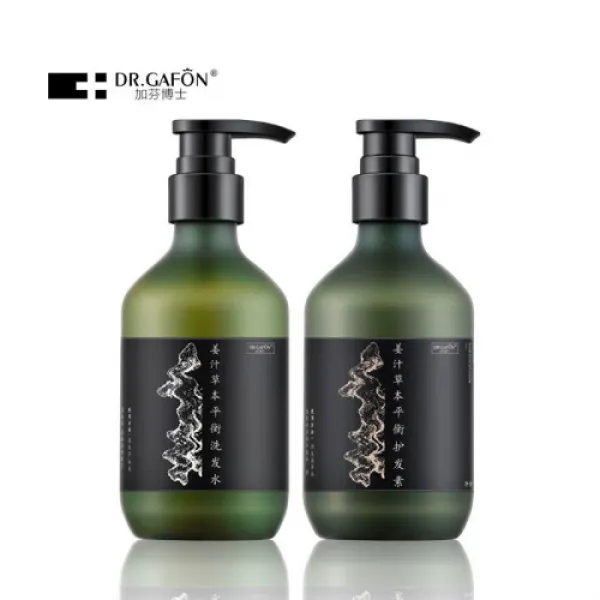 DR.GAFON 가벤 박사 생강초본 샴푸 린스 린스 350ml 순식물기르다 고발머리 증발 오일 지분 영양 수양 손상 생강 즙초본 균형 샴푸 + 린스(9200), 1개, 0ml