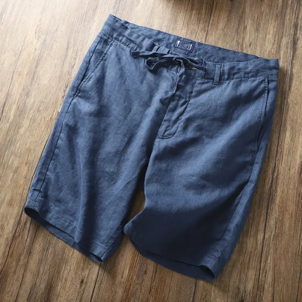 놓치다 더 이상 있다 이지 배기 와이드 루즈핏 캐쥬얼 스트레이트핏 일자 린넨반바지