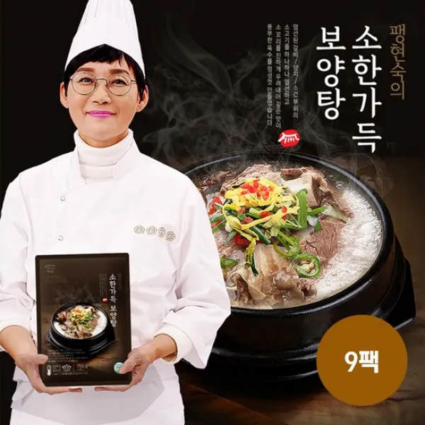 [K쇼핑]팽현숙의 소한가득 보양탕 750g*9팩