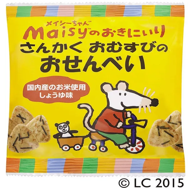 メイシーのおきにいり さんかくおむすびのおせんべい 35g 메이시 즐겨 참여 주먹밥 센베이 35g, 1