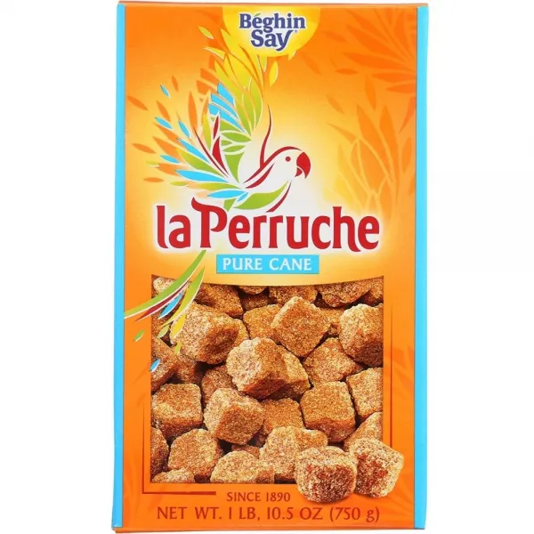 Pure cane Beghin say rough cut cubes sugar 러프 컷 큐브 슈가 갈색 각설탕 10.5oz 750g 1팩 La Perruche