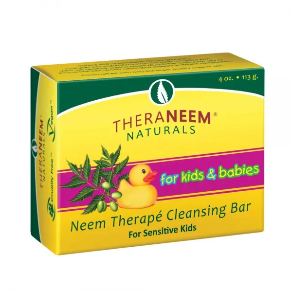 Theraneem Naturals 님 테라피 클렌징 바, 113g, 1개, for Kids & Babies