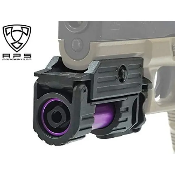 불량 무 품 【가스 샷건 쉘 포함] aps 제 수류탄 발사기 20mm 레일 용 메탈 플라스틱 - 블랙 PROD1115000, One Color