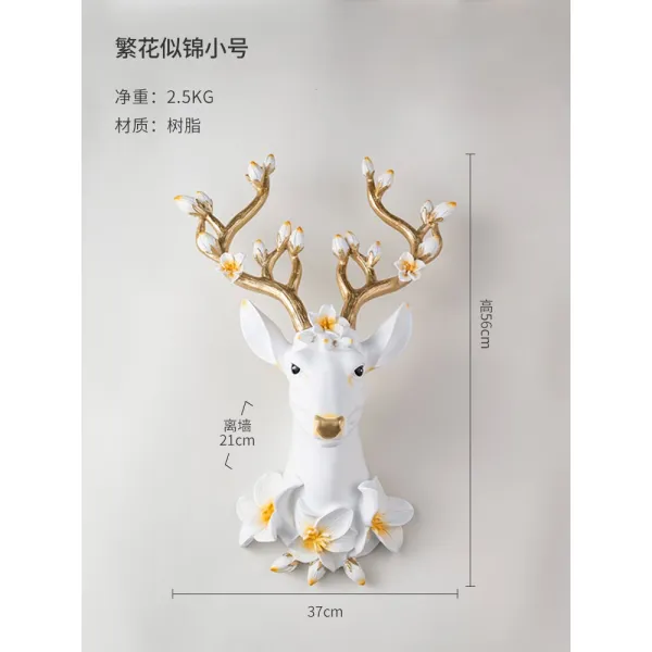 거실벽걸반 노르딕 인재를 모집하다 사슴 대가리 독창적 벽면데코 라이크 장신구 식당 현관 응접실이 있다 3457506716, 갖가지 꽃들이 비단처럼 아름답다 미니