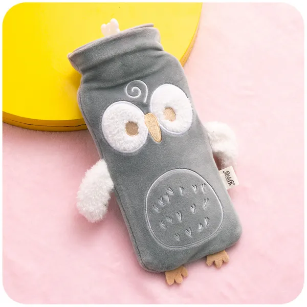 충전식 온수물주머니 핫팩 휴대용 스몰 찜질기, 회색병아리600ml