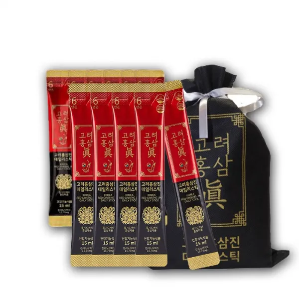 고려홍삼진 6년근 데일리스틱(진세노사이드 무려 15.75mg) [더스트백 포장], 진 200포+40포 더 (진세노사이드 15.75mg)