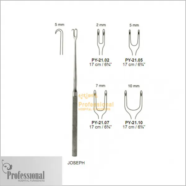[개창기구] PROFESSIONAL 죠셉스킨훅더블 16CM (JOSEPH SKIN HOOKS DOUBLE 10MM) PY-21.10, 1개