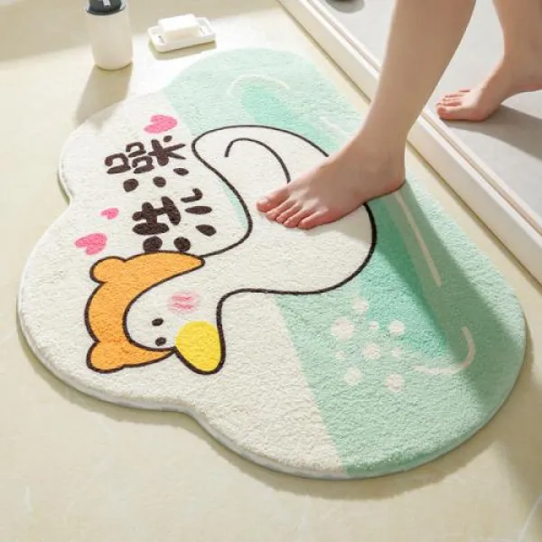화장실논슬립 가정용 바닥매트 욕실 흡수 미끄럼방지 침실 현관발판 입주 입문 패드 러그, 60X90cm/심정기