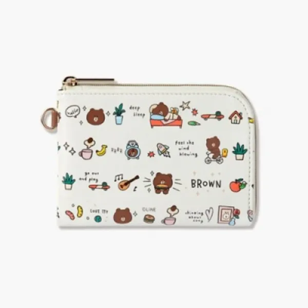  텐바이텐 Line Friends 카드 포켓 데일리 _ 850730 Brown