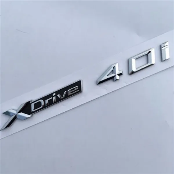 신품 bmw 배기량 표시개장 xdrive35i 문자 블레이드 플레이트 새 x5x6 차량 표시 20i 28i 사이드 마커, xdrive40i싱글