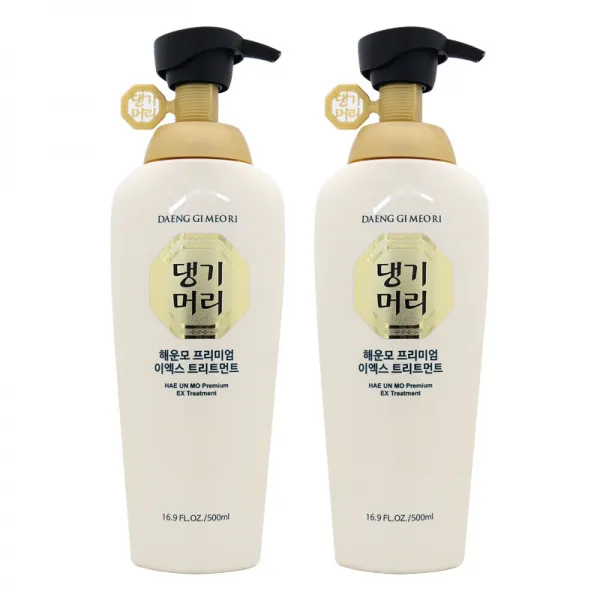 2개)댕기머리 해운모 프리미엄 트리트먼트500ml, 2개, 500ml