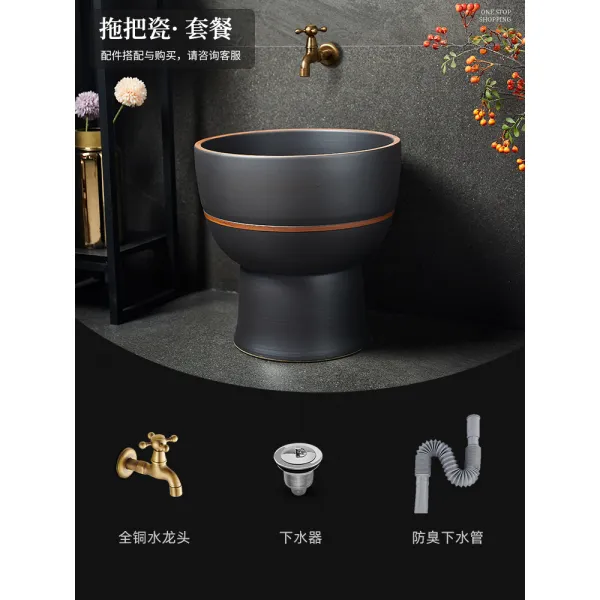 가정용걸레밀대 끊임없다 밀대걸래 베란다 위생 간도자기 클래식 세탁 자루걸레 대야 착지 대걸레못 배지 2551268876, 밀대걸래 못 -함 수도꼭지 _배수구캡
