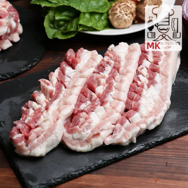 미트킹 국내산 한돈1+등급 수제 벌집삼겹살 저온100시간숙성 500g 핸드메이드 칼집삼겹살_개별포장, 1팩