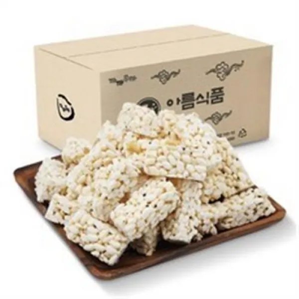 아름식품 쌀강정 3kg 대용량 간식, 1박스
