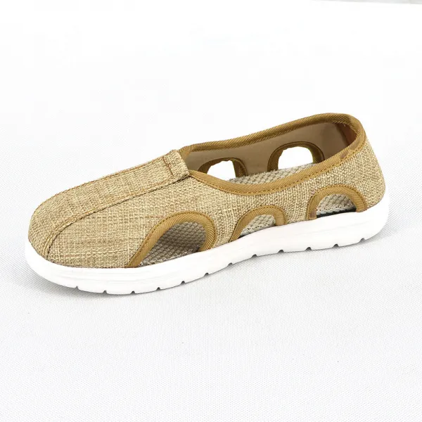 여름 마면 승 배기 나한 남성 타입 논슬립 미끄럼방지 중 내마모성 비구다 스님 샌들