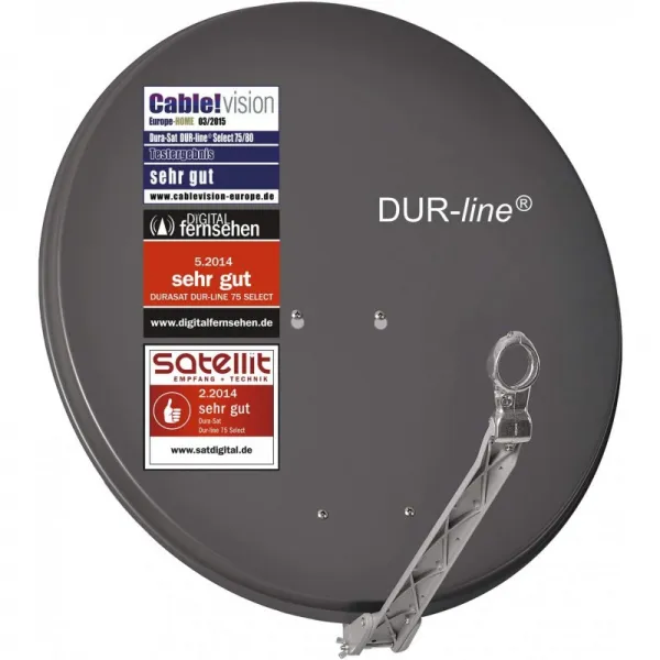 DUR 라인 선택 75/80 x 3cm trs 잘 포물선 안테나 - 포물선 알루미늄, 단일상품, 단일상품