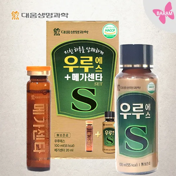 바람 BARAM ) 대웅생명과학 우루에스메가센타 음료, 1개