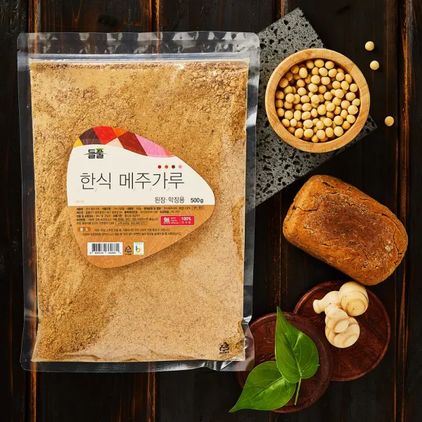 들풀 한식 메주가루(막장 된장용) 500g, 1개