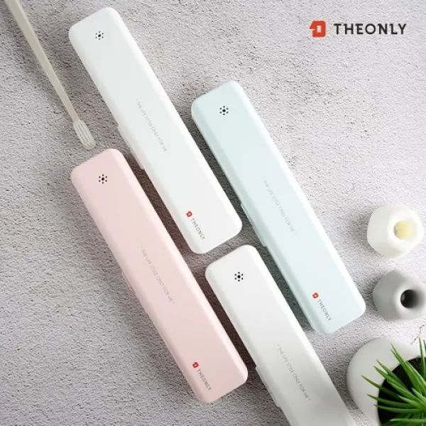 아트박스/디온리 디온리 휴대용 칫솔살균기 7분자동 살균 Ngs841 Ngs841wp 화이트핑크 