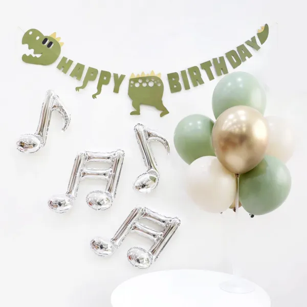 생일파티 데코세트 / 홈파티 파티용품 가랜드 무지개 레인보우 풍선 유니크 패키지, 유칼립 공룡 생일파티 데코세트