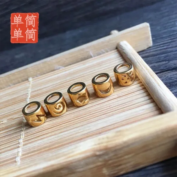 일월성신 복숭아 꽃결 손 줄 小红 책 동 diy 수제 꼬임 팔찌 무사 커플 소재 가방
