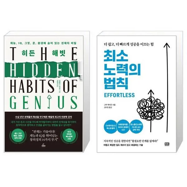 히든 해빗 + 최소 노력의 법칙 (마스크제공)