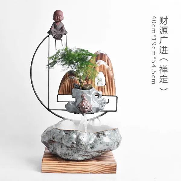 도벽 실내 큐트 소형 어항 컨베이어 활수 양어 진열 장식품 분수 펌프 조용히, 재원이 넓다 들어갔다 （)에 드 ）